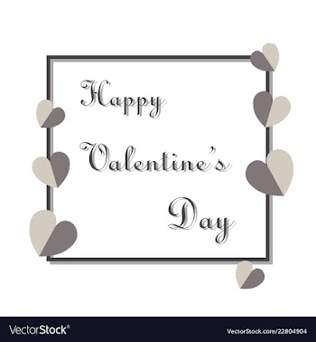 Happy valentines day greeting card beautiful love vector image