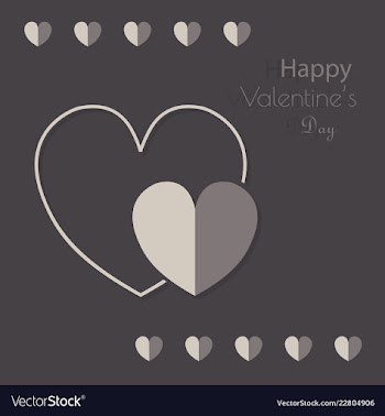 Happy valentines day greeting card beautiful love vector image