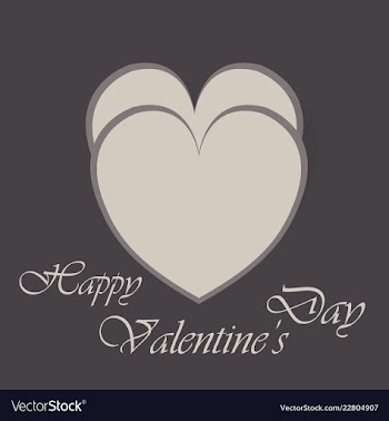 Happy valentines day greeting card beautiful love vector image