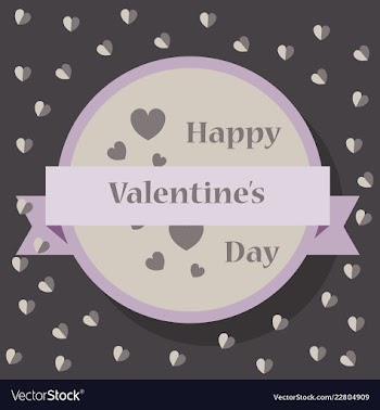 Happy valentines day greeting card beautiful love vector image