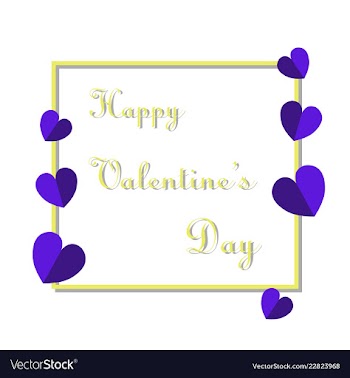Happy valentines day greeting card beautiful love vector image