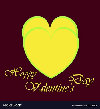 Happy valentines day greeting card beautiful love vector image