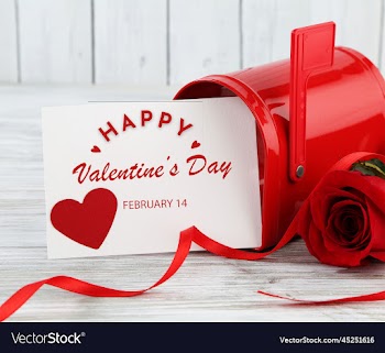 happy valentines day greeting card template