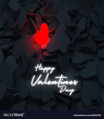 happy valentines day greeting card template