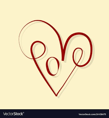 Happy valentines day i love you typography vector image