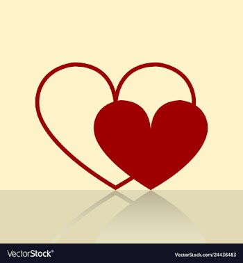 Happy valentines day i love you typography vector image