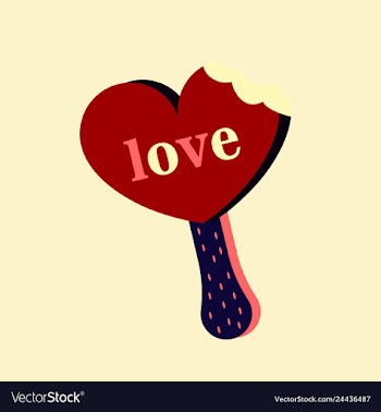 Happy valentines day i love you typography vector image