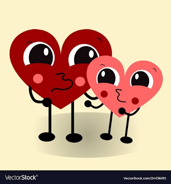 Happy valentines day i love you typography vector image