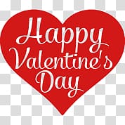 Happy Valentines Day in heart art, Happy Valentine's Day Little Heart transparent background PNG clipart