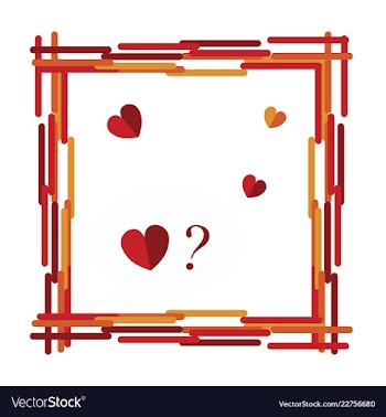 Happy valentines day typography design with paper vector image