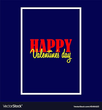 happy valentines day typography quotes design