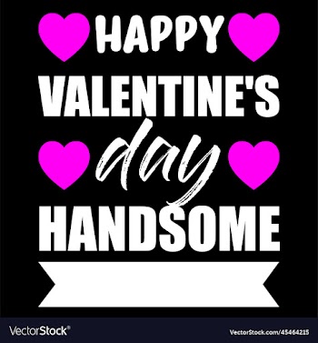 happy valentines day typography quotes design