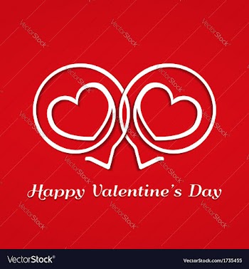  					Happy Valentines Day vector image														