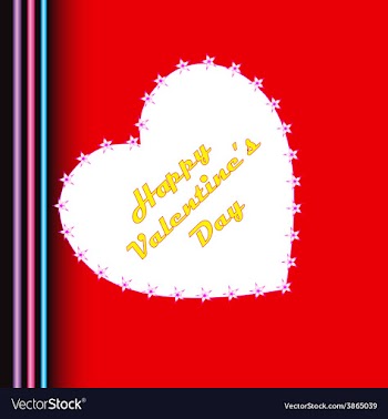 Happy valentines day vector image