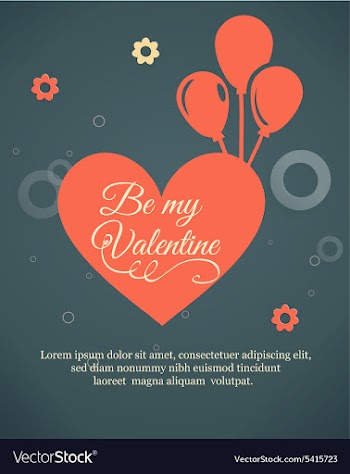 Happy Valentines Day vector image