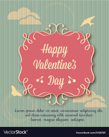 Happy Valentines Day vector image