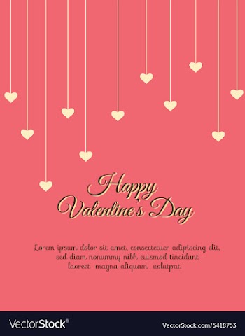 Happy Valentines Day vector image