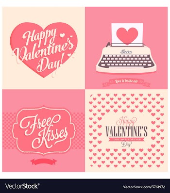 Happy Valentins day vector image