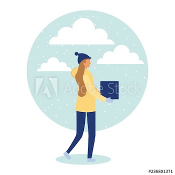 happy winter people vacation