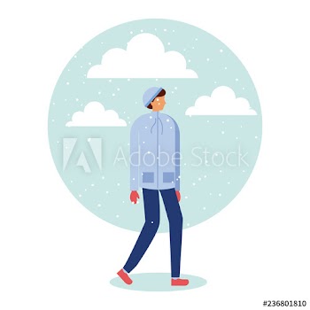 happy winter people vacation