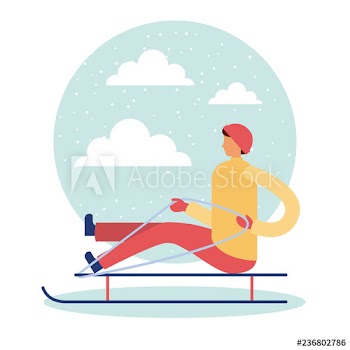 happy winter people vacation