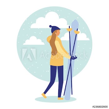 happy winter people vacation