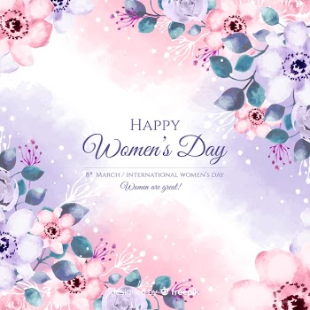 Happy women's day Free Vector