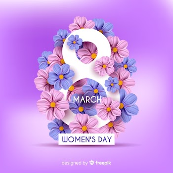 Happy women's day Free Vector
