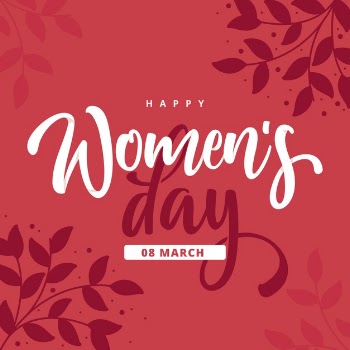 Happy women's day in flat design Free Vector