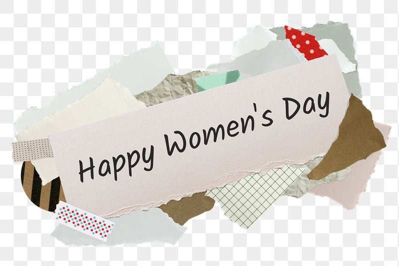 Happy Women's Day png word | Free PNG - rawpixel