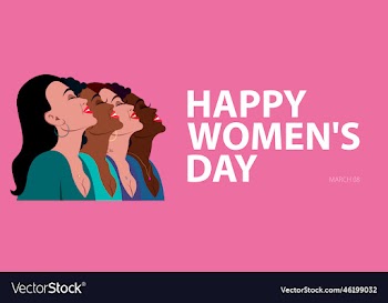 happy womens day march 8 female faces