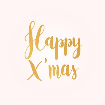 Happy X'mas typography style vector | Free stock vector - 517698