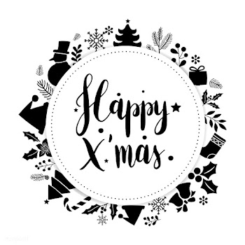 Happy Xmas greeting badge vector | Free stock vector - 494290