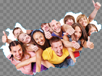 Happy young people png 2 » PNG Image