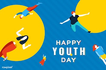 Happy youth day banner | Free stock vector - 1179706