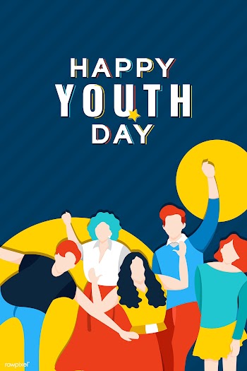 Happy youth day poster | Free stock vector - 1179681