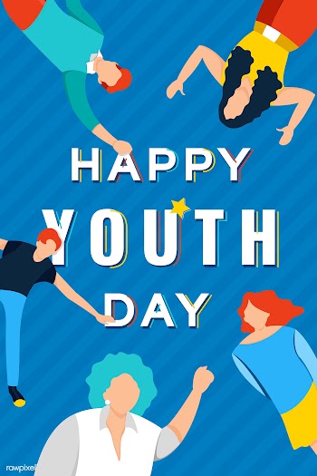 Happy youth day poster | Free stock vector - 1179709