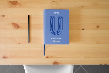 Hard Book Cover Mockup 20/33 book cover mockup 