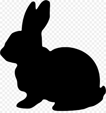 Hare Easter Bunny Rabbit Clip art - animal silhouettes 