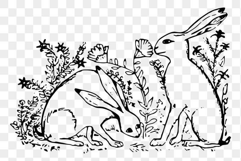 Hare png sticker wild animal | Free PNG - rawpixel
