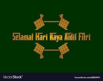 Hari raya haji background template vector image