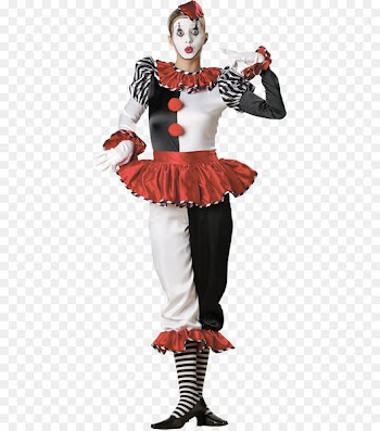 Harlequin Costume Clown Doll Theatre - clown 