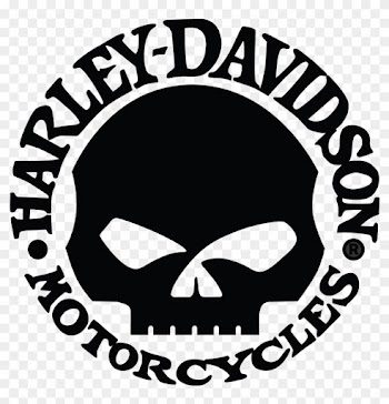 Harley Davidson Motor Cycles Skull Logo Vector - Harley Davidson Logo