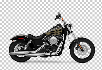 Harley-Davidson Street Motorcycle Softail Bobber PNG, Clipart ...