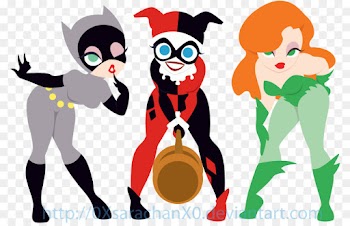 Harley Quinn, Poison Ivy, Catwoman, Cartoon, Animated Cartoon PNG