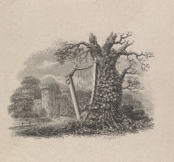 Harp against tree near a castle | Free Photo - rawpixel