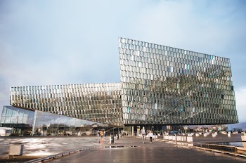 Harpa Concert Hall Buidling in Iceland