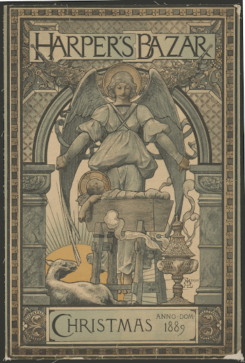 Harper's bazaar, Christmas (1889) print | Free Photo - rawpixel