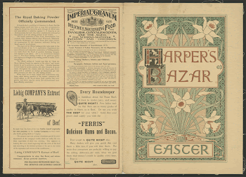 Harper's Bazar, Easter (1890&ndash;1900) by Louis | Free Photo - rawpixel