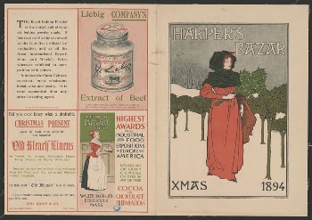 Harper's Bazar, Xmas (1894) by Louis | Free Photo - rawpixel